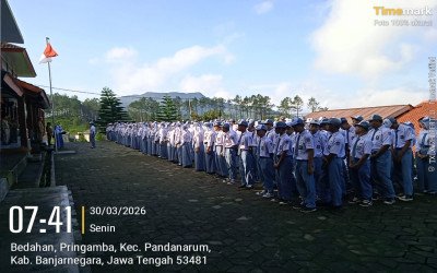 Apel Halal Bihalal SMK Negeri 1 Pandanarum Pererat Silaturahmi Warga Sekolah
